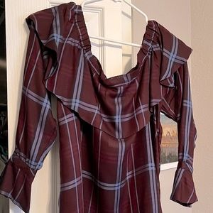 NWT Cute off the shoulder top LOFT XS